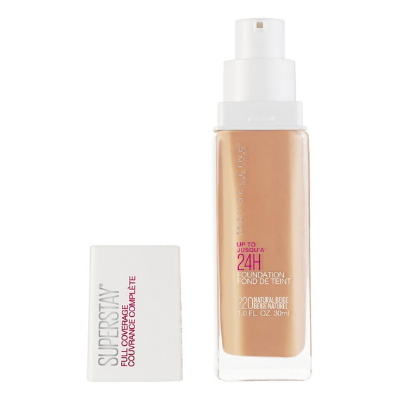 Base Líquida Maybelline Superstay Full Coverage Natural Beig