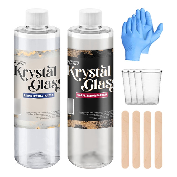 Resina Epóxica Kit Krystal Glass Crea Epoxy  | 1 Kg