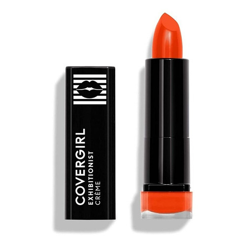 Labial Lipstick Covergirl Exhibitionist Creme Color 495 Orange Af