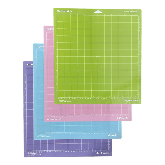 Pack 4 Tapetes De Corte Para Cameo 4 Y Cricut 30cm X 30cm