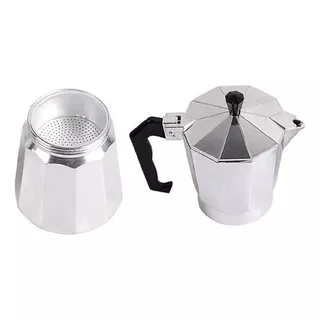 Cafetera Italiana 600ml Otten Moka 12 Tazas Express Plata