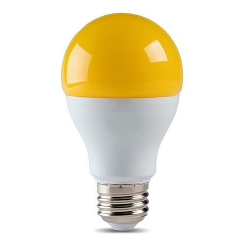 Lampara Led Bulbo 8w Rosca E27 Anti Insectos Foco Amarillo