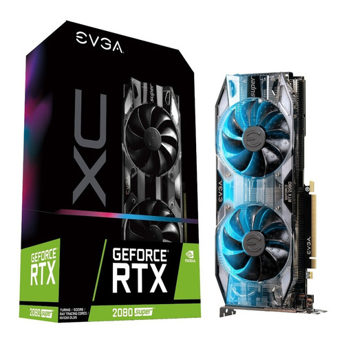 Placa de video Nvidia Evga  XC Gaming GeForce RTX 20 Series RTX 2080 SUPER 08G-P4-3182-KR 8GB