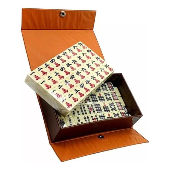Mini Juego De Mahjong Chino, 144 Hojas, Azulejos Juegos