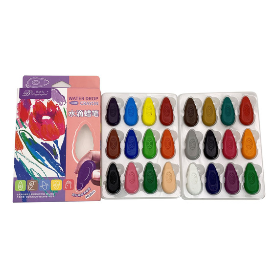 Crayolas Con Forma, 24 Colores, En Caja