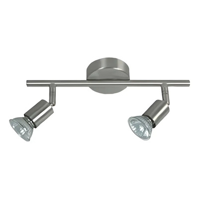Aplique Linea Super Gu10 2 Luces Níquel Candil Color Platil