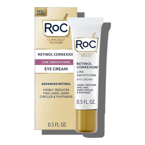 Roc Retinol Correxion Line Smooting Crema De Ojos Antiedad Momento de aplicación Día/Noche Tipo de piel Todo tipo de piel