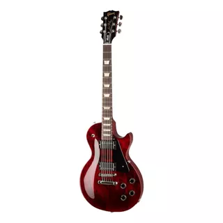 Guitarra Eléctrica Gibson Modern Collection Les Paul Studio De Arce/caoba Wine Red Brillante Con Diapasón De Palo De Rosa
