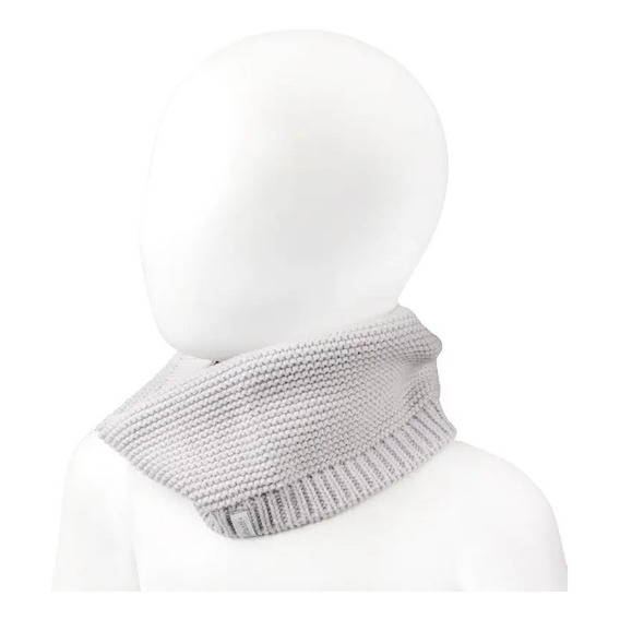 Cuello Tejido Bebé Niño Infanti, Talla Única Gris