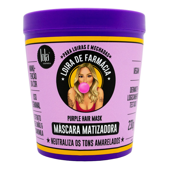 Lola Loira De Farmácia Máscara Matizadora Silver 230gr Local