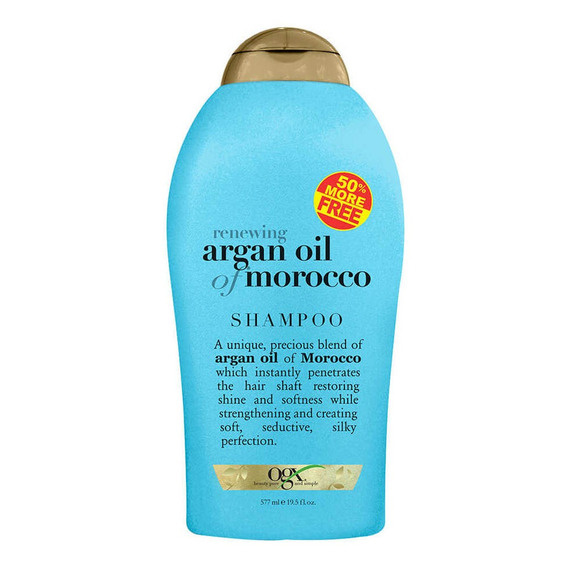 Shampoo Ogx Moroccan Argan 50% Free 577m - mL a $89