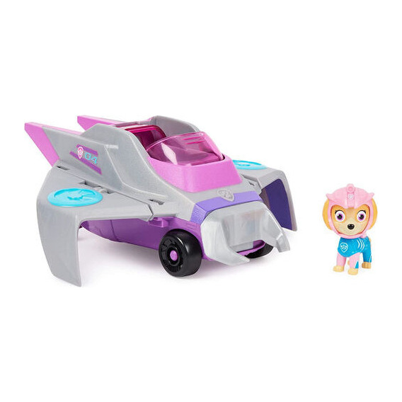 Paw Patrol Vehiculo Aqua Pups Skye La Manta Raya Int 17776as Color Rosa