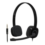 Auriculares Headset Logitech H151 Microfono 3,5mm Pc Skype 