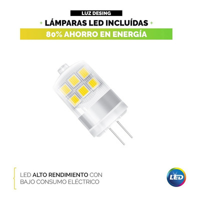 Lampara Colgante Moderna Araña Flexi 36 Luces Led Incluidas