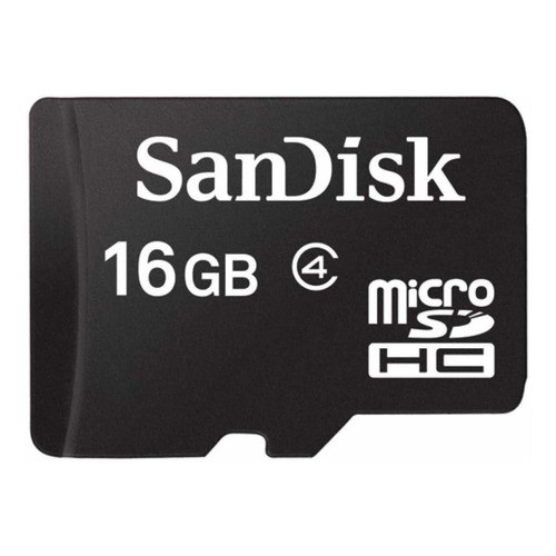 Cartão de memória SanDisk SDSDQM-016G-B35A com adaptador SD 16GB
