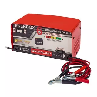 Cargador De Baterías 4 Amp Sincrolamp Enerbox 6