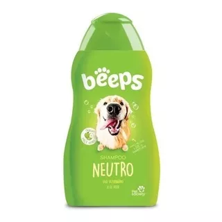 Shampoo Para Cães Neutro Beeps Pet Society Maça Verde 500ml