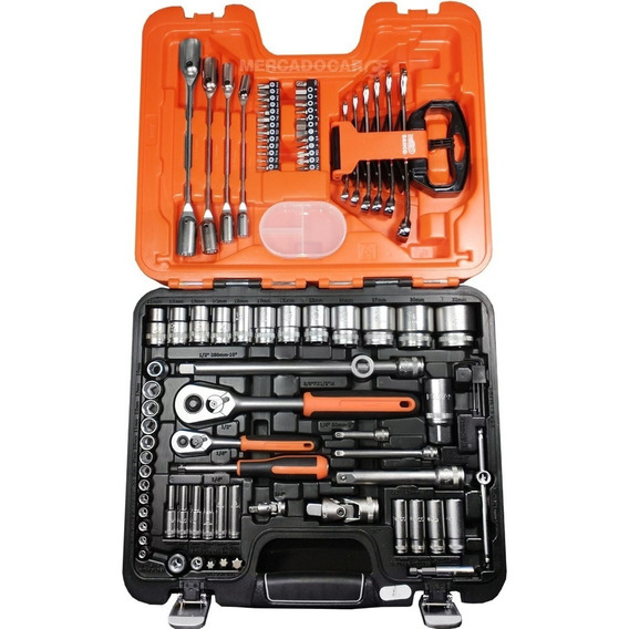 Kit Caja Juego Set Herramientas Llave Tubos 91 Un S910 Bahco