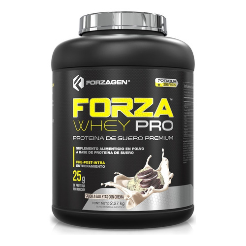 Forzagen Proteína Forzawhey-pro 5lb | 100% Whey Protein Sabor Galletas con Crema
