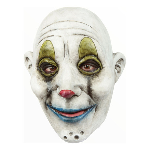 Máscara De Latex Clown Gang: Tiger Halloween Ghoulish Color Blanco Payasos