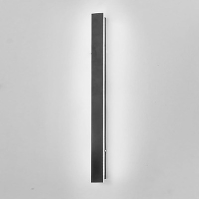 Aplique Pared Artis M Negro 60cm Led 22w Deco Moderno Cie