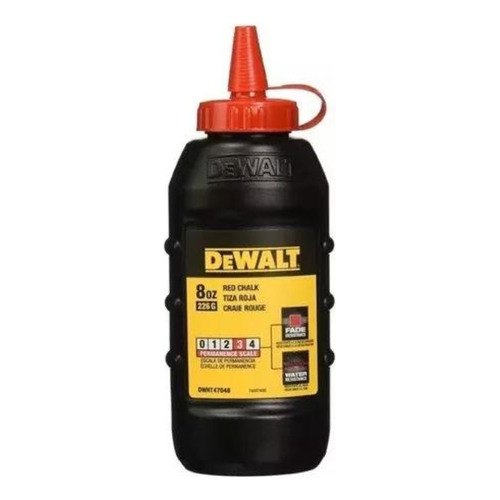 Tiza Para Chocla Roja Tira Lineas Repuesto Dewalt