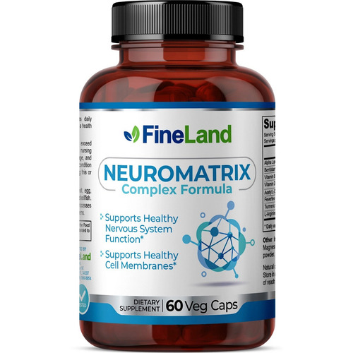 Suplemento en cápsula Fineland  Neuromatrix acido alfa lipoico en botella 60 un