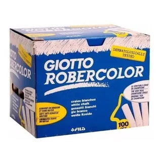 Tizas Giotto Robercolor Caja X 100 Unidades Blancas