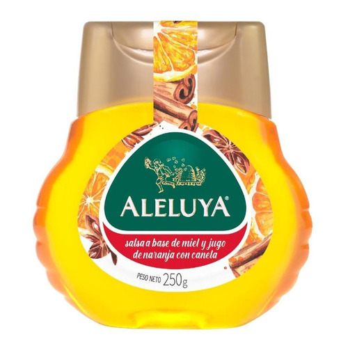 Miel Aleluya Squezze Con Naranja, Canela Y Vit. C 250 Gr.