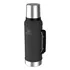 Combo Stanley Clásico, Termo Classic 940ml + Mate Acero Inox. 230ml + Bombilla - Negro Mate
