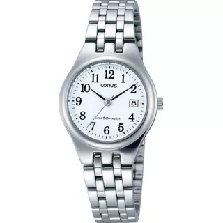 Reloj Lorus Mujer Plateado Con Números Rh791ax-9