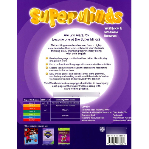 Super Minds. 6 Wb  Online Resources-puchta, Herbert-cambridg