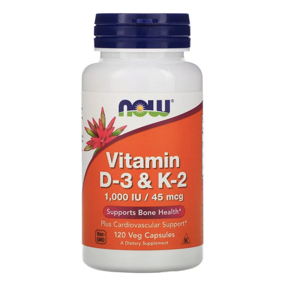 Vitamina D3+k2 Caps Menaquinona - Unidad a $622