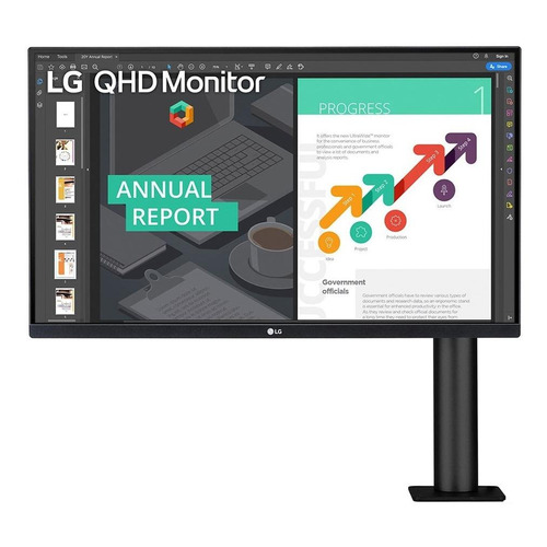 Monitor gamer LG 27QN880 led 27" negro 100V/240V