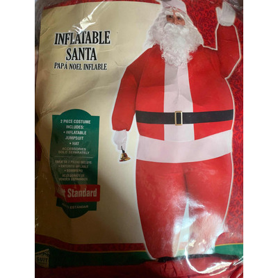 Disfraz Inflable De Navidad Santa O Muñeco De Nieve,