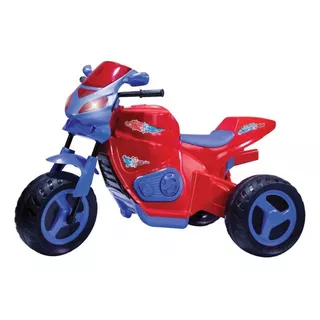 Moto Elétrica Infantil 6v Motoquinha Max Turbo Vermelha