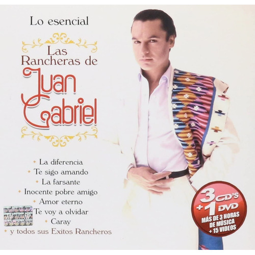 Juan Gabriel Lo Esencial De Las Rancheras | 4cd Música Nueva