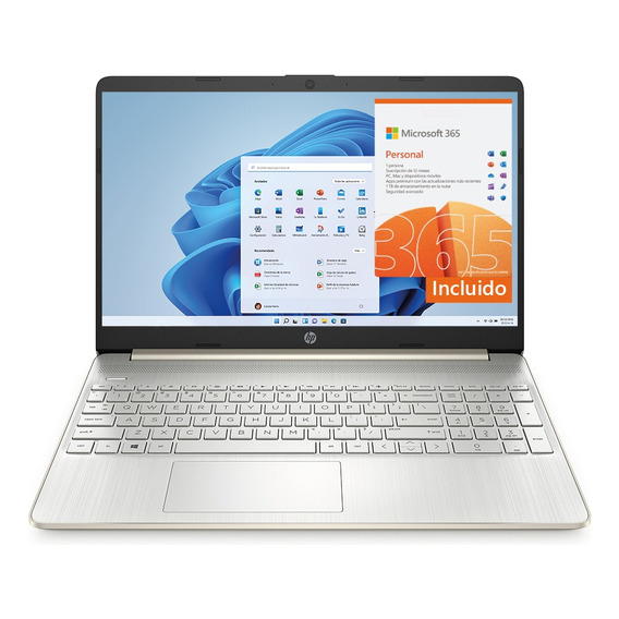 Laptop Hp 15-ef2500la R7 16gb 512 Ssd + Microsoft 365 1 Año