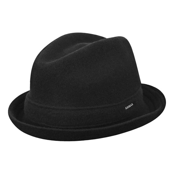 Kangol Wool Player Fedora Hat Para Hombres Y Mujeres, Extrag