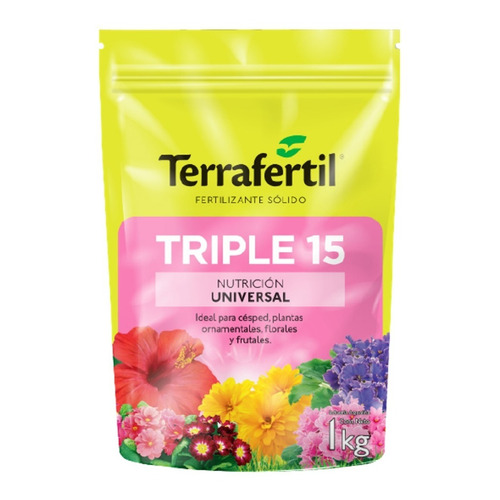 Triple 15 Terrafertil 1 Kg - Nitrógeno, Fósforo Y Potasio
