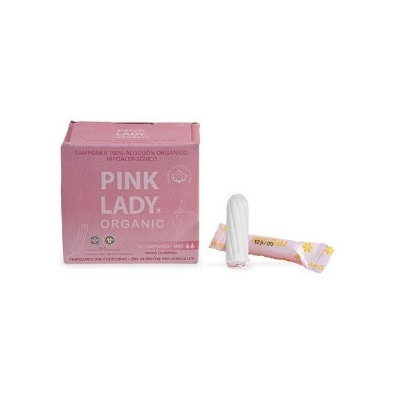 Tampón Orgánico Pink Lady Talle Mini X 18