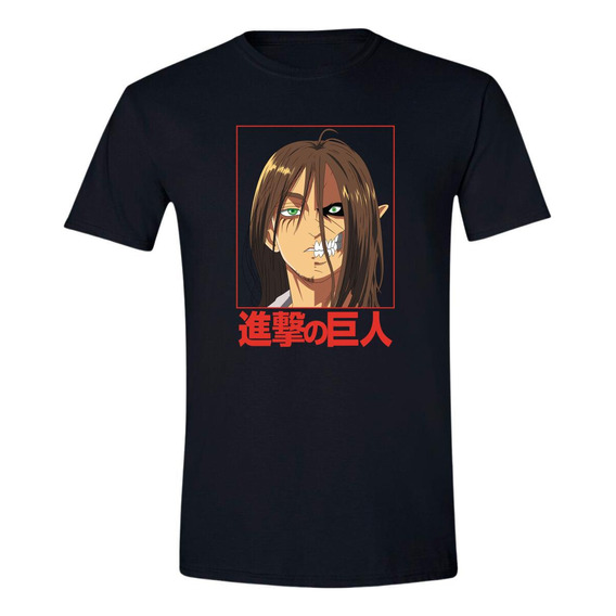 Playera Hombre Anime Attack On Titan Eren Yeager 000295n