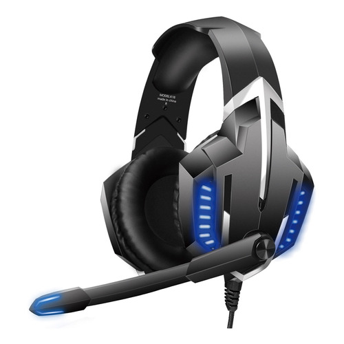 Audifono Gamer K18 Negro Azul