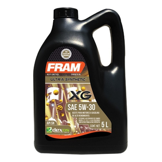 Aceite Sintetico Fram 5w30 Api Sn 5 L