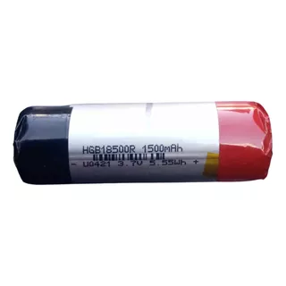 Bateria Recargable Lipo Cilindrica 1500mah 3.7v 18500 5.55wh