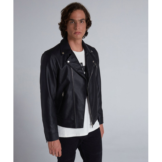 Chaqueta Hombre Seven Pu Negro Viscosa 45080379-10