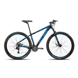 Bicicleta Bike Aro 29 Mtb Freio Disco 21v Gts Pro M5 Intense Cor Preto/Azul Tamanho do quadro 21 "
