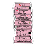 Smut Bookish Kindle Sticker Tipos De Smut, Pegatina Bookish,