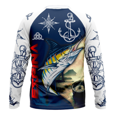 Playera Y Bandana De Pesca Deportiva Marlin Navegante Espina