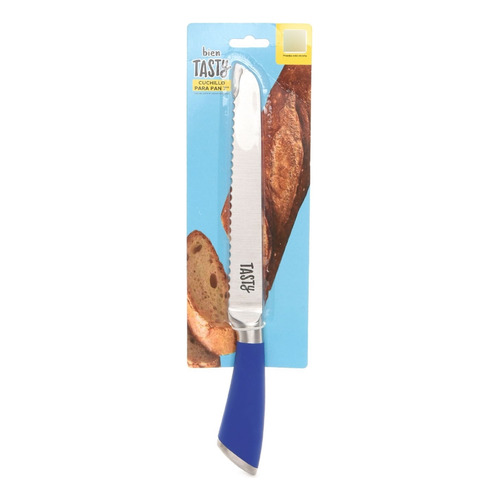 Cuchillo Para Pan 7 - 2,5mm Mp Azul - Tasty - Hs-50584b